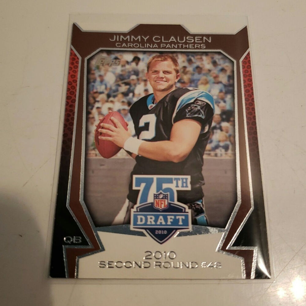 Jimmy Clausen 2010 Topps #75DA-19 - RC Rookie Card - Carolina Panthers - NFL